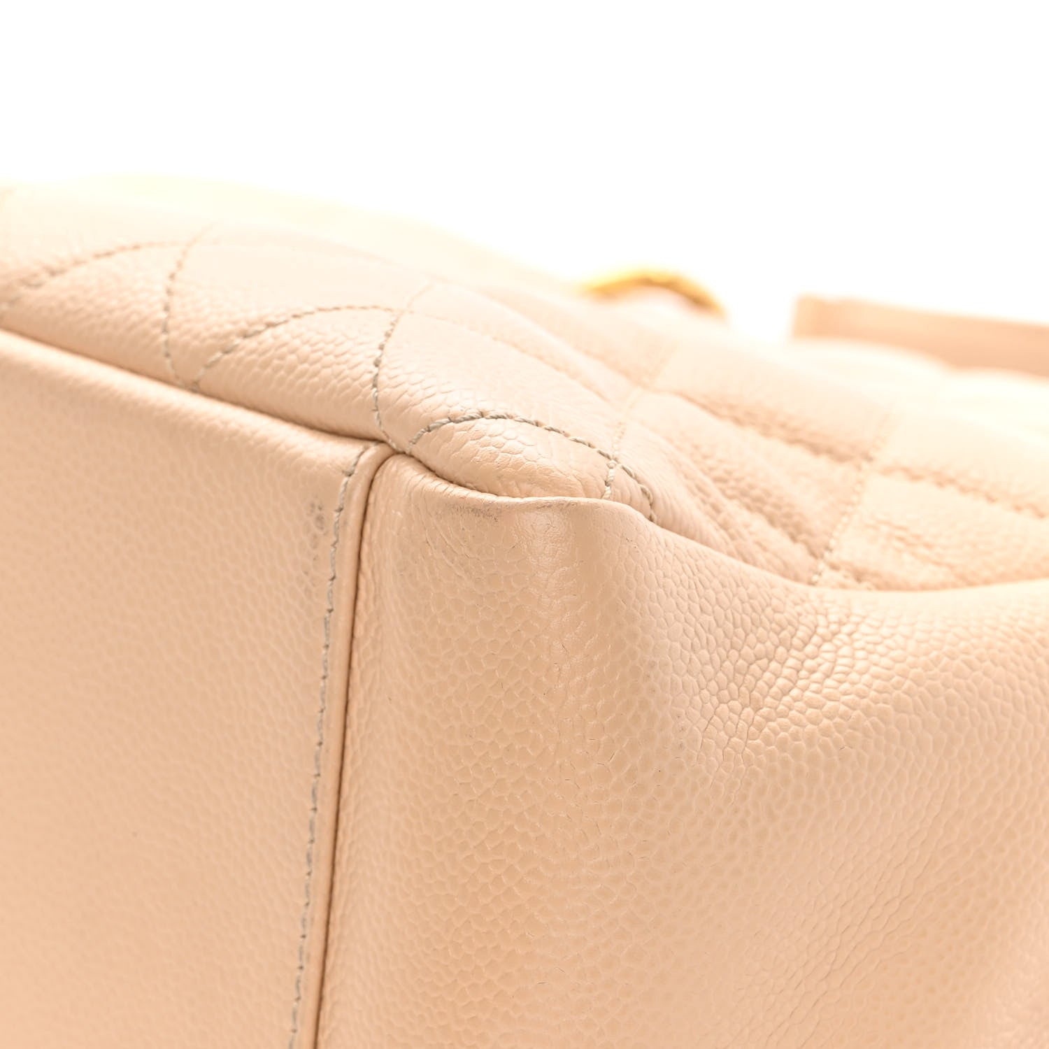 Chanel Caviar Quilted Grand Shopping Tote GST Beige Clair 10 of 14