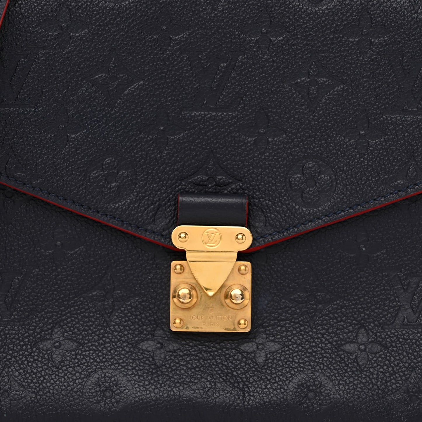 LOUIS VUITTON Empreinte Pochette Metis Marine Rouge