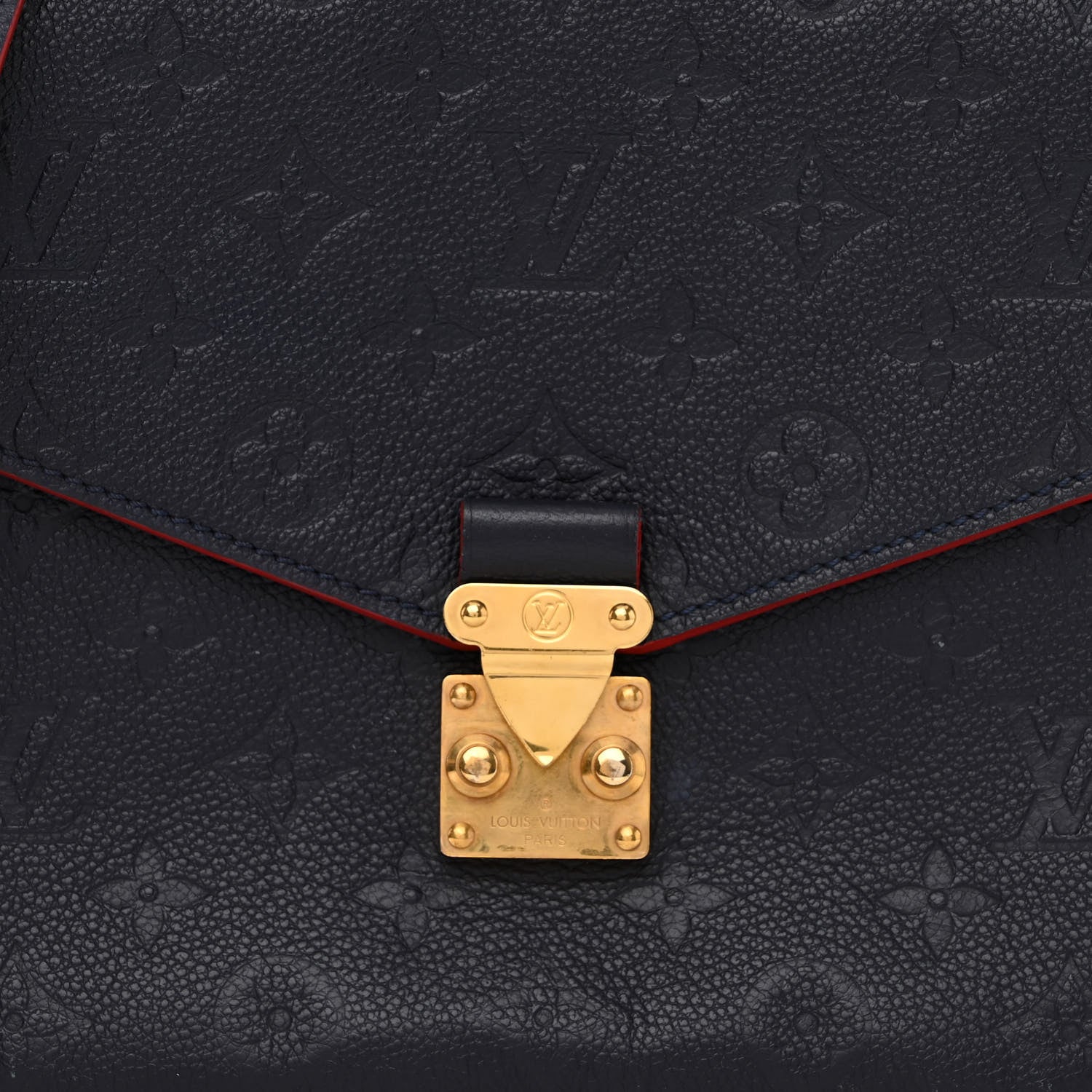 Louis Vuitton LOUIS VUITTON Empreinte Pochette Metis Marine Rouge 6 of 11
