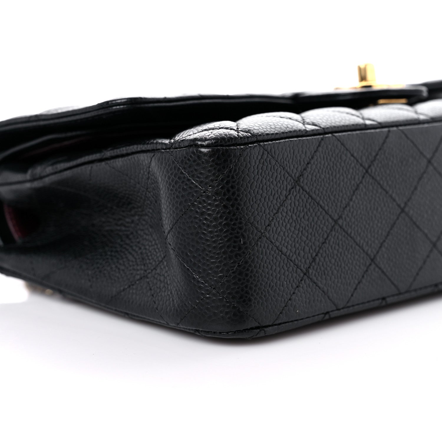 Chanel Caviar Quilted Medium Double Flap Black 8 of 13