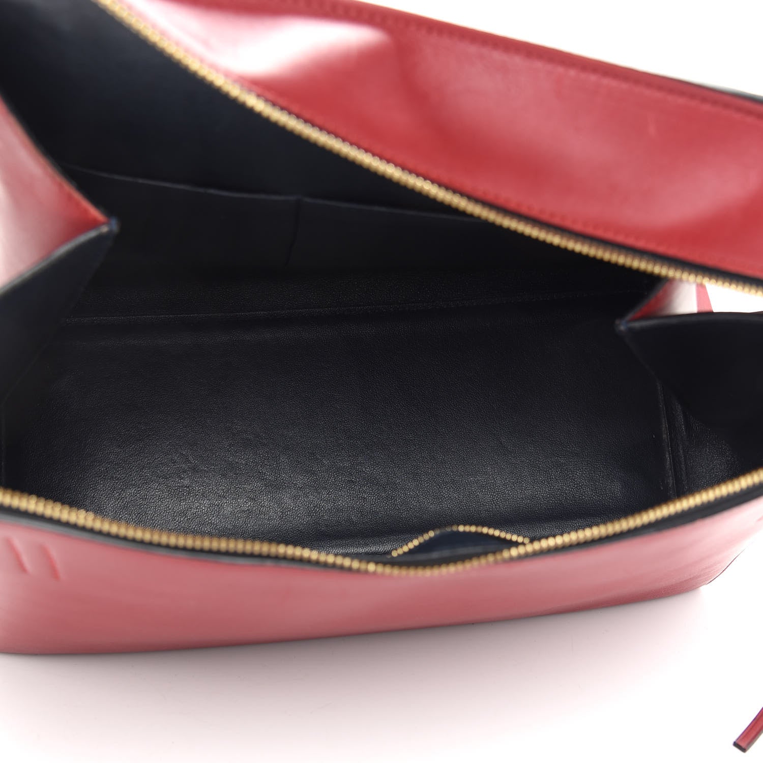 Celine Smooth Calfskin Large Edge Shoulder Bag Red 5 of 14