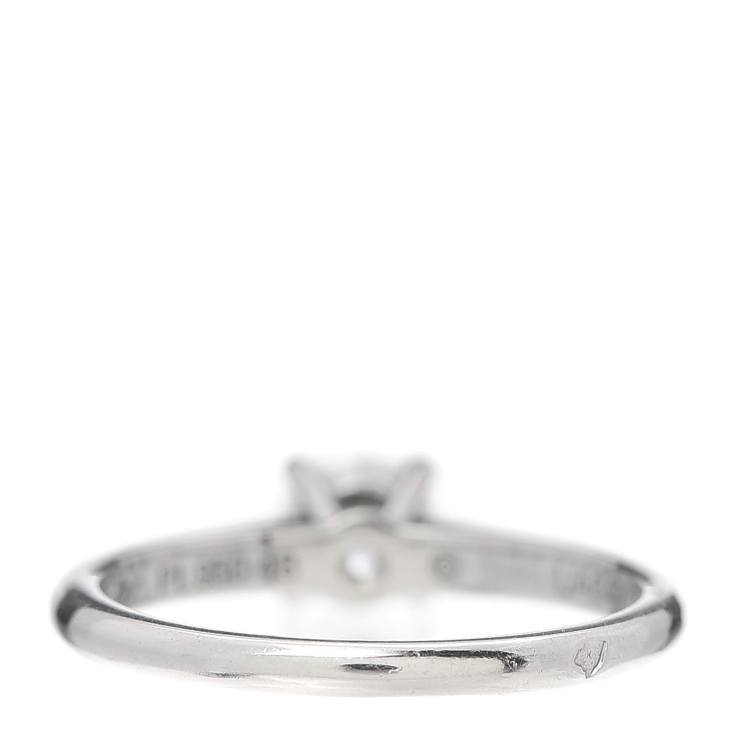 Platinum Diamond .40ct Solitaire 1895 Engagement Ring 48 4.5