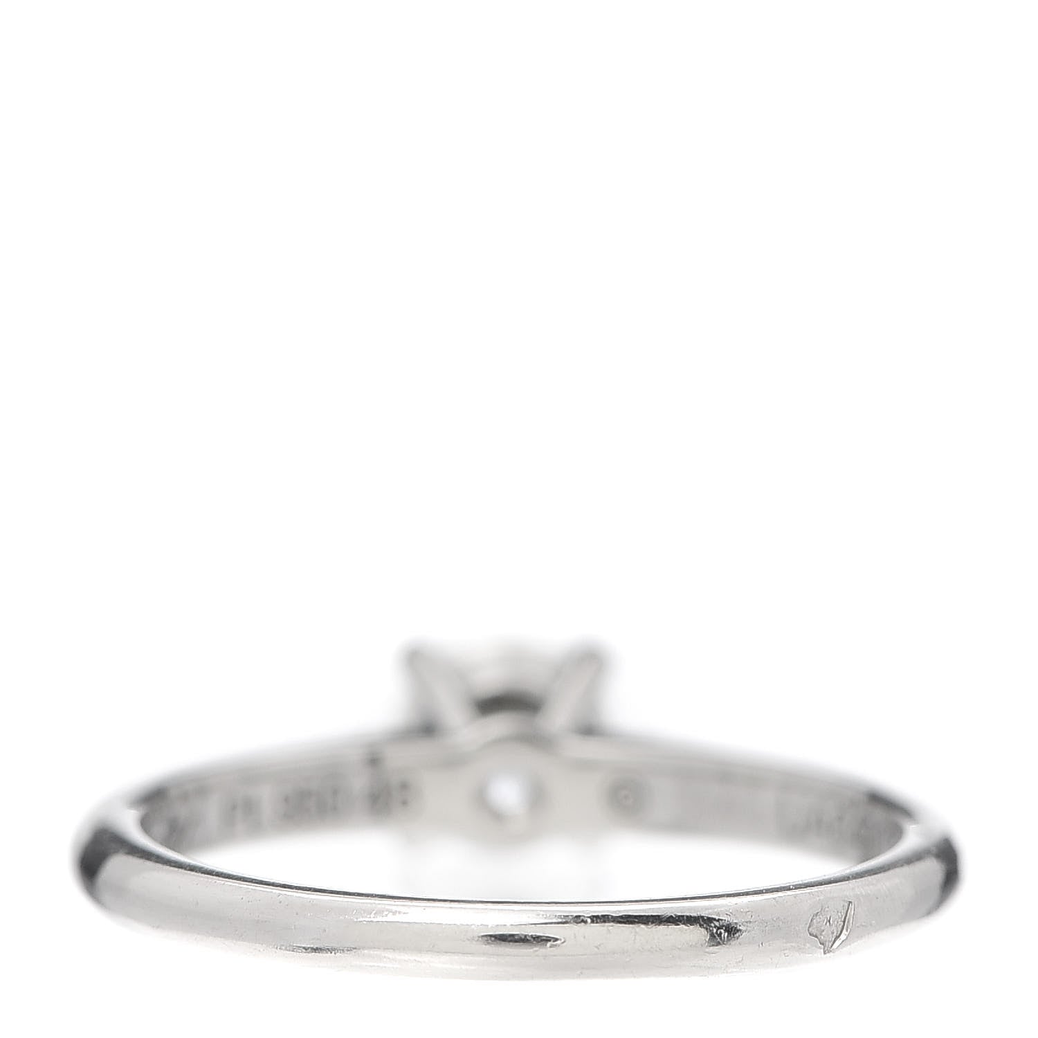Cartier Platinum Diamond .40ct Solitaire 1895 Engagement Ring 48 4.5 3 of 7