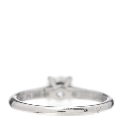Cartier Platinum Diamond .40ct Solitaire 1895 Engagement Ring 48 4.5 3 of 7
