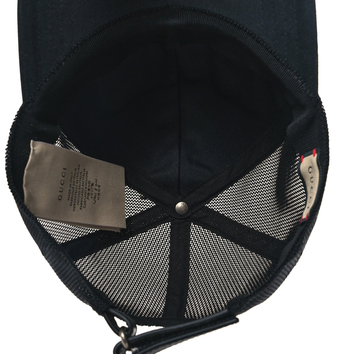 Logo Patch Baseball Hat XS Black Red
