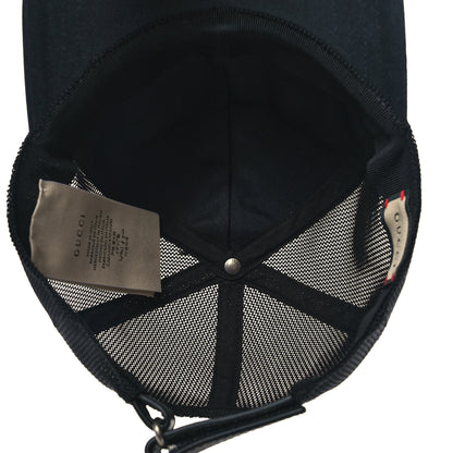 Gucci Logo Patch Baseball Hat XS Black Red 6 of 9