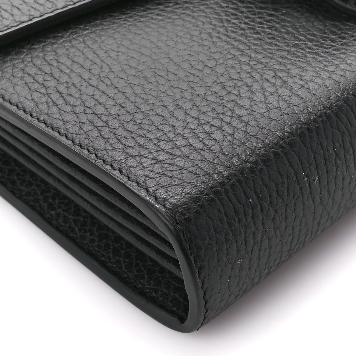 Calfskin Mini Dionysus Chain Wallet Black