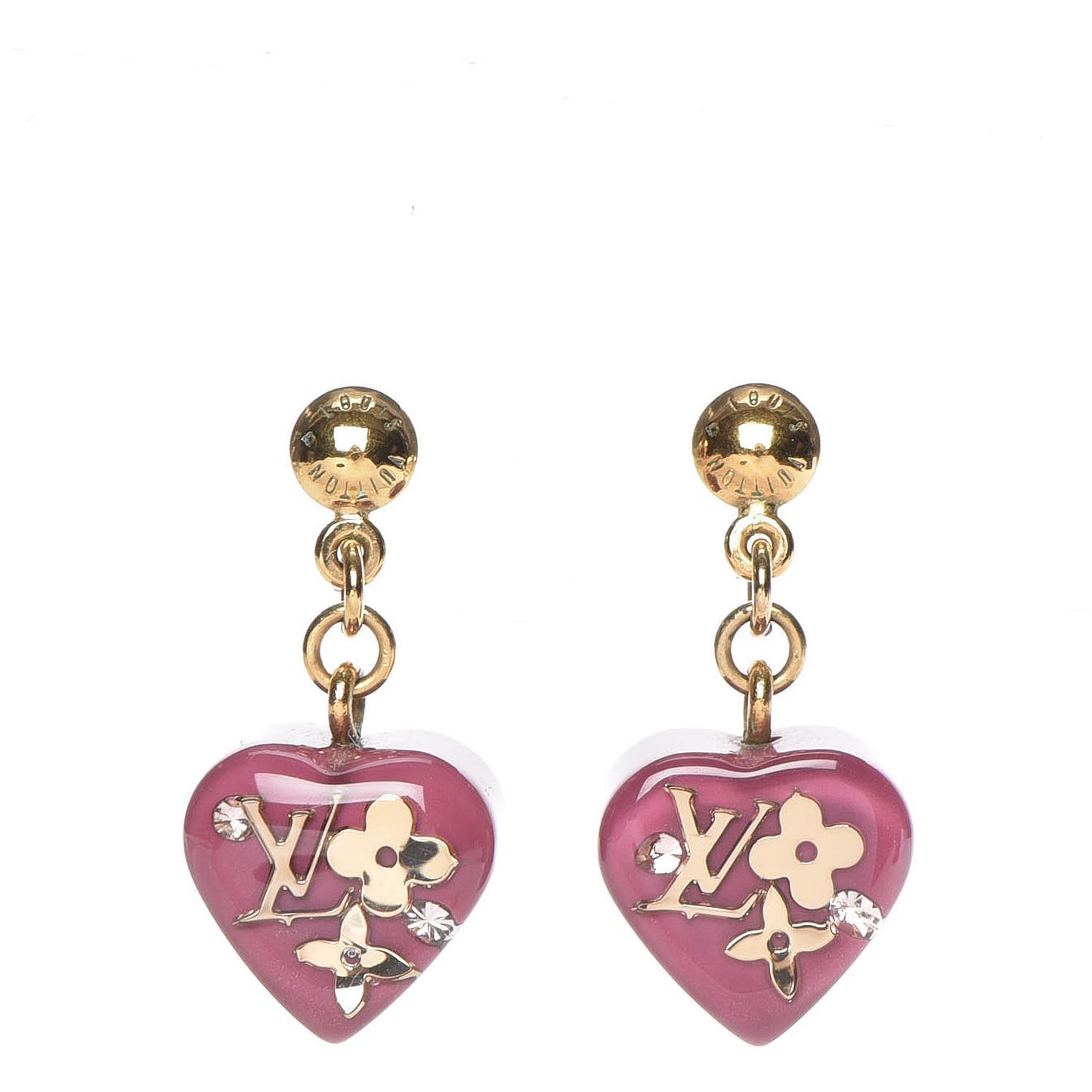 Inclusion Heart Earrings Rouge Fauviste