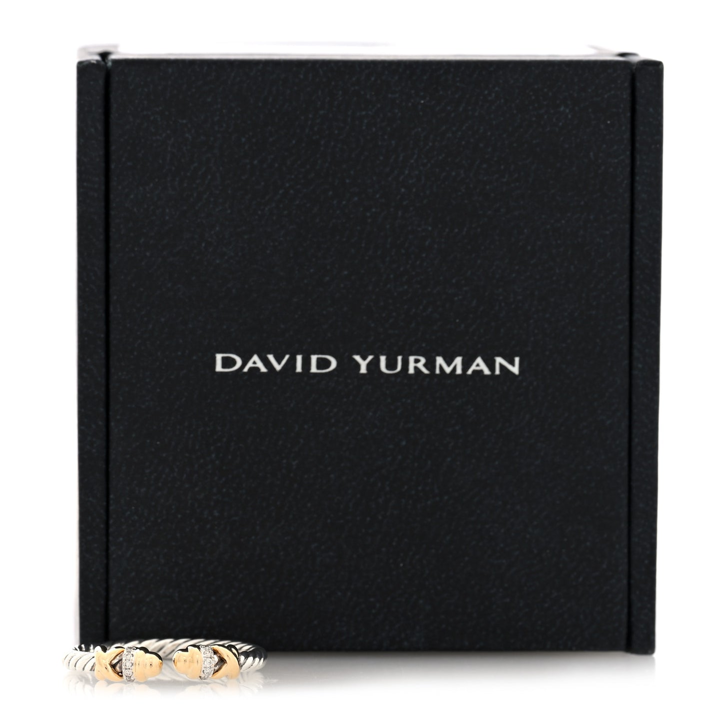 Sterling Silver 18K Yellow Gold Diamond Petite Helena Ring 56 7.5
