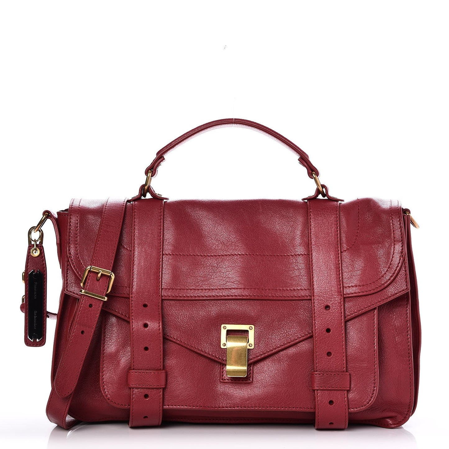 Lambskin Medium PS1 Satchel Chianti
