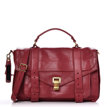 Proenza Schouler Lambskin Medium PS1 Satchel Chianti 1 of 7