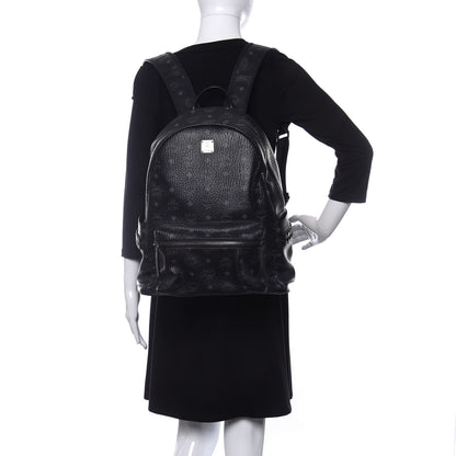 MCM Visetos Medium Side Studs Stark Backpack Black 2 of 10