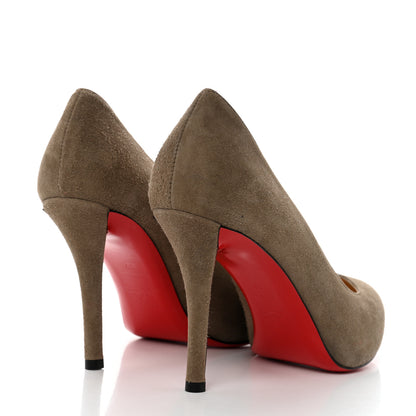 Christian Louboutin Suede Argotik 100 Pumps 37 Crendre 4 of 8