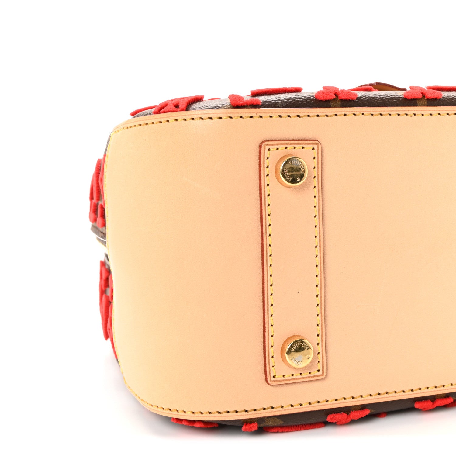 Louis Vuitton Monogram Tuffetage Deauville Cube Red 15 of 17