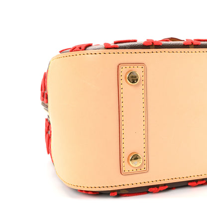 Louis Vuitton Monogram Tuffetage Deauville Cube Red 15 of 17