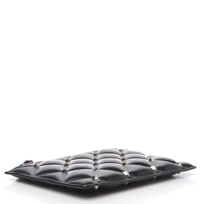 Valentino Garavani Nappa Small Candystud Zip Pouch Black 3 of 5