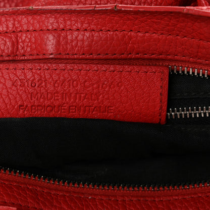 Balenciaga Vibrato Calfskin Classic Silver Hardware S City Rouge Cerise 8 of 15