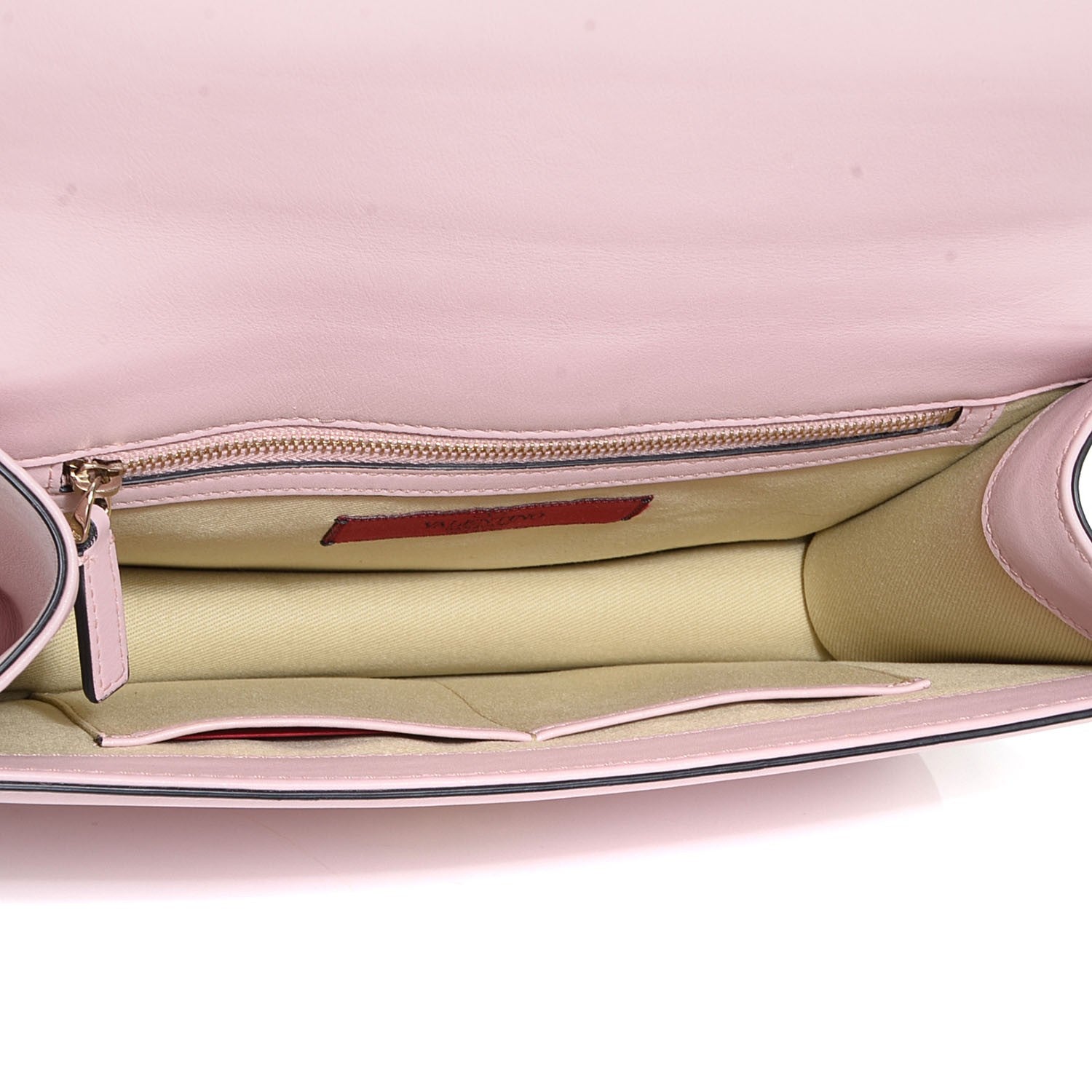 Valentino Garavani Vitello Medium Glam Lock Rockstud Flap Water Rose 4 of 8