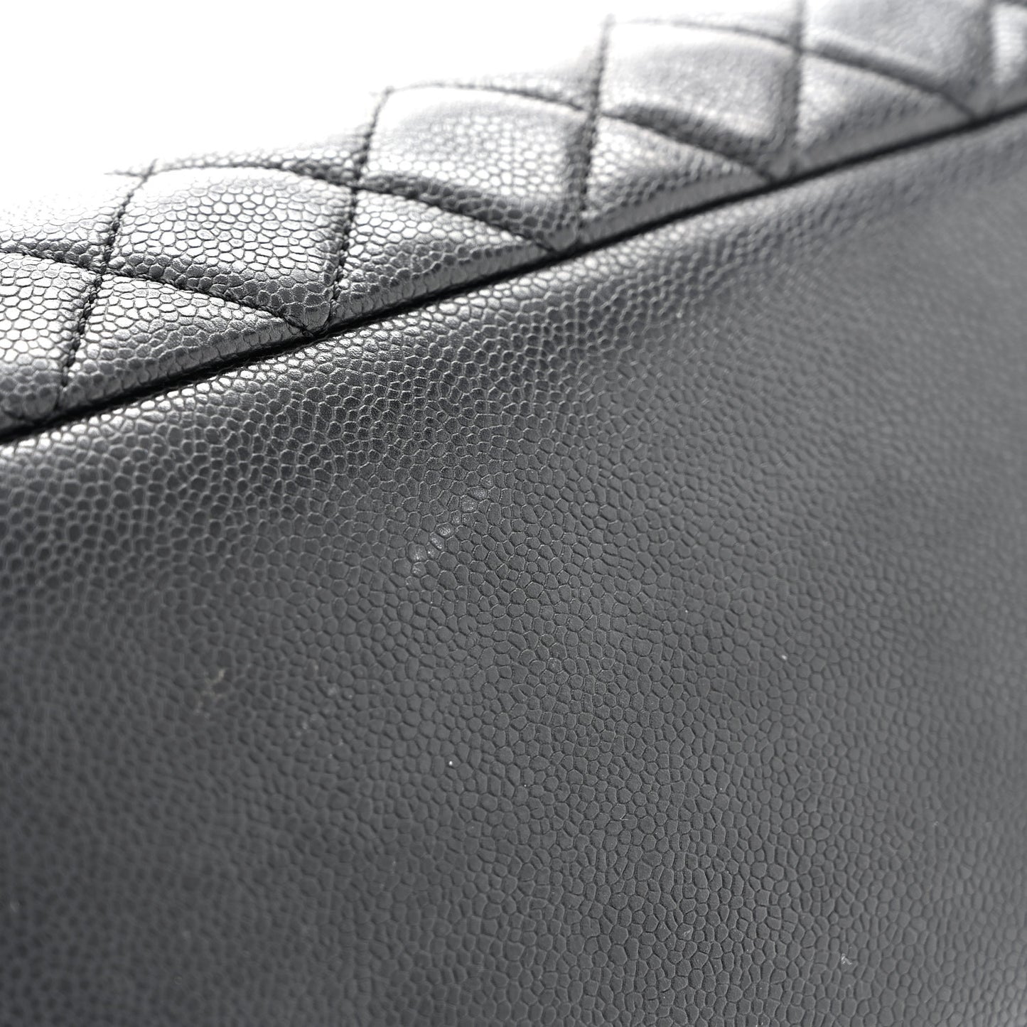Caviar Quilted XL Grand Shopping Tote GST Black