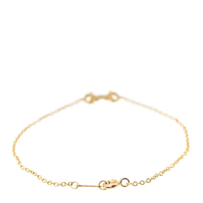 Tiffany 18K Yellow Gold Diamond Double Loving Heart Bracelet 3 of 6