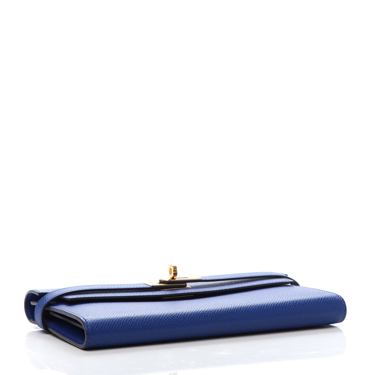 Epsom Kelly Longue Wallet Bleu Electrique
