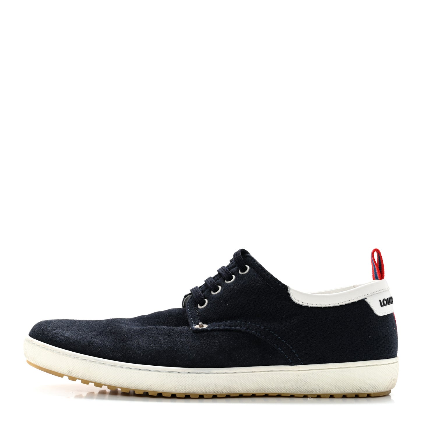 Suede Cotton Team Derby Sneakers 5 Marine