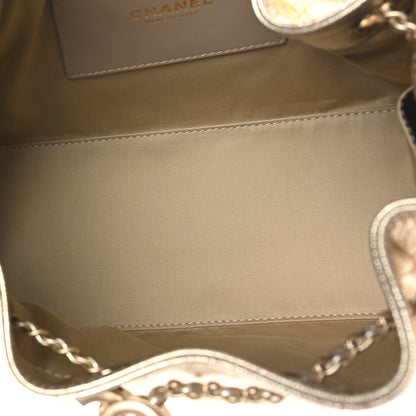 Chanel Metallic Caviar Quilted Small Chanel 25 Handbag Gold 5 of 11