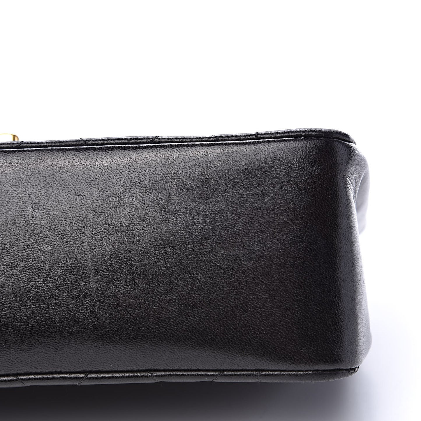 Lambskin Quilted Small Single Flap Bag Black