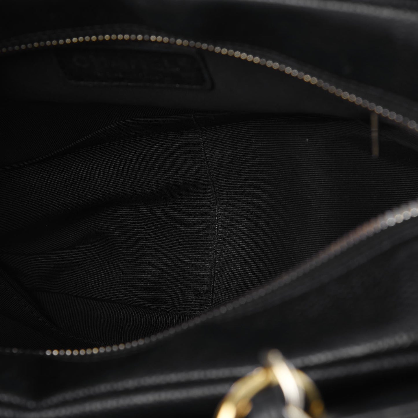 Caviar Quilted Petit Timeless Tote PTT Black