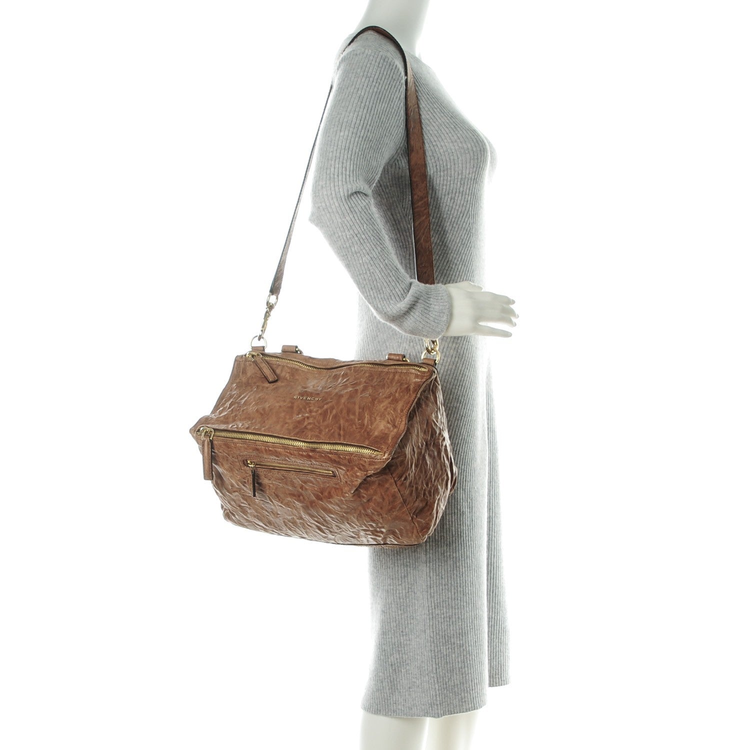 Givenchy Tumbled Sheepskin Medium Pandora Medium Brown 2 of 7