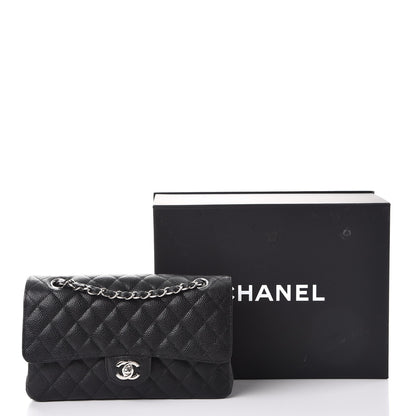 Chanel Caviar Quilted Medium Double Flap Black 9 of 9