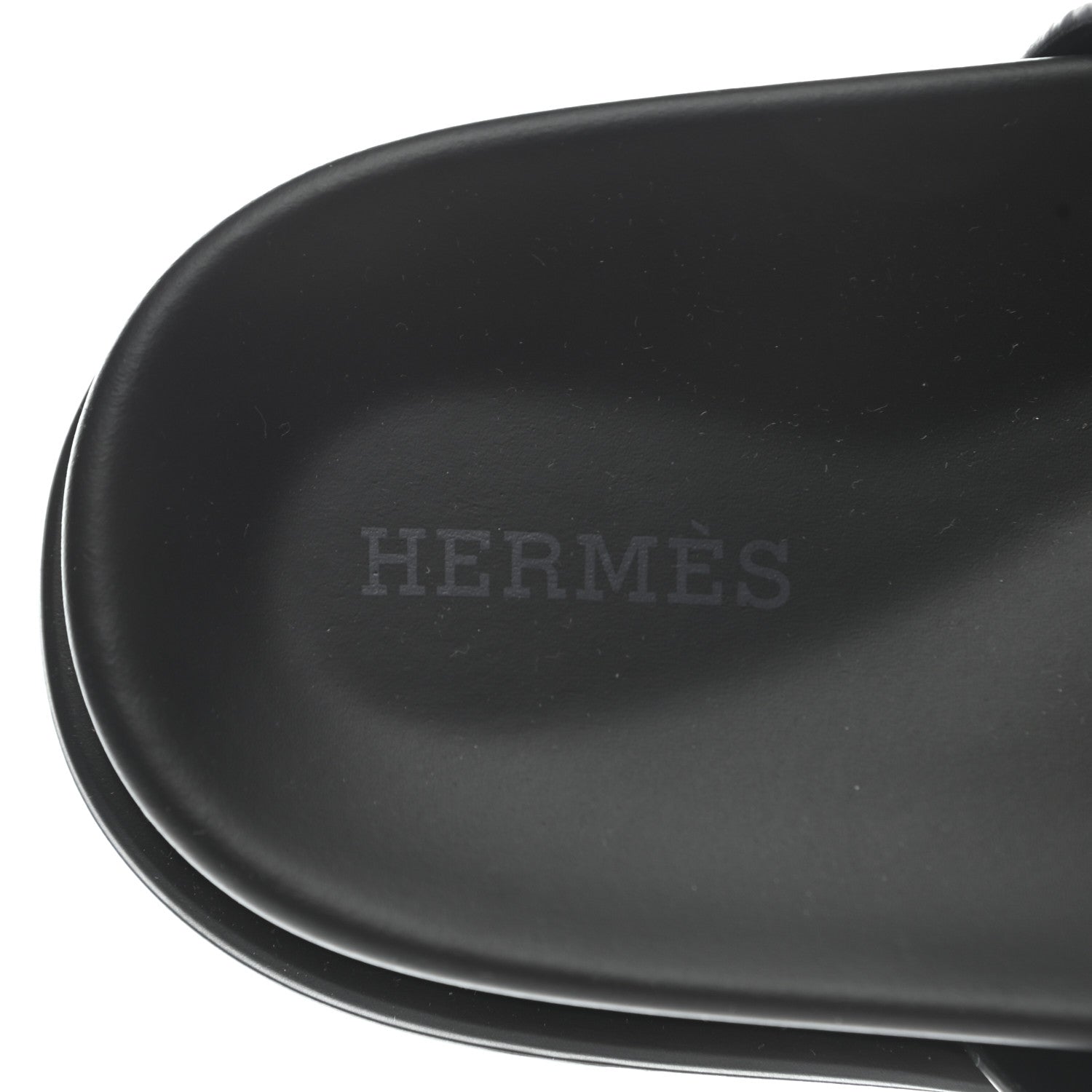 Hermes Calfskin Womens Chypre Sandals 38 Black 7 of 8