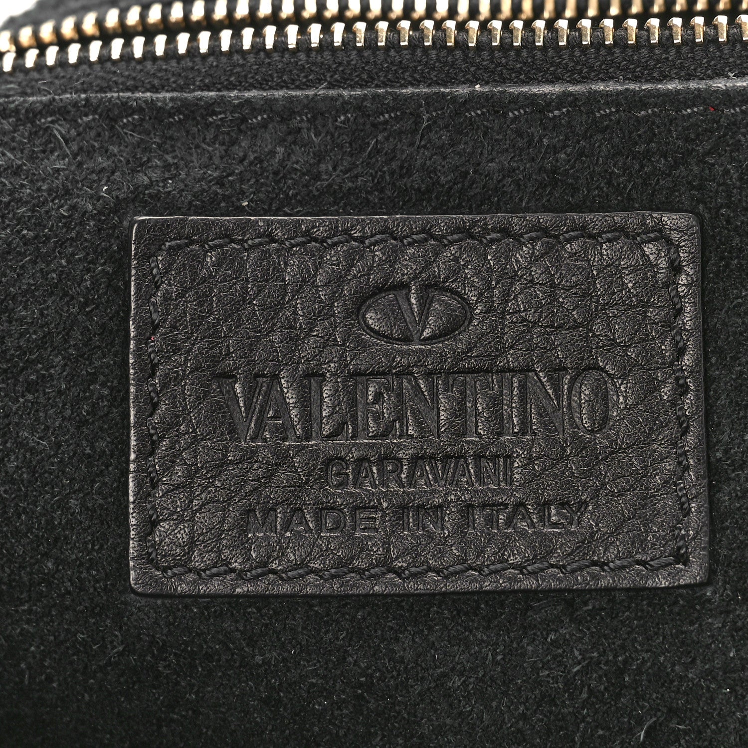 Valentino Garavani Pebbled Calfskin Rockstud Flip Lock Flap Messenger Satchel Black 6 of 9