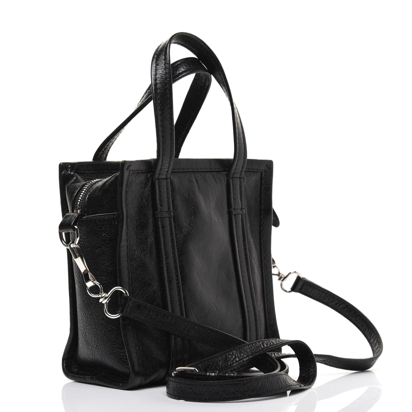 Agneau XXS Bazar Shopper Tote Black