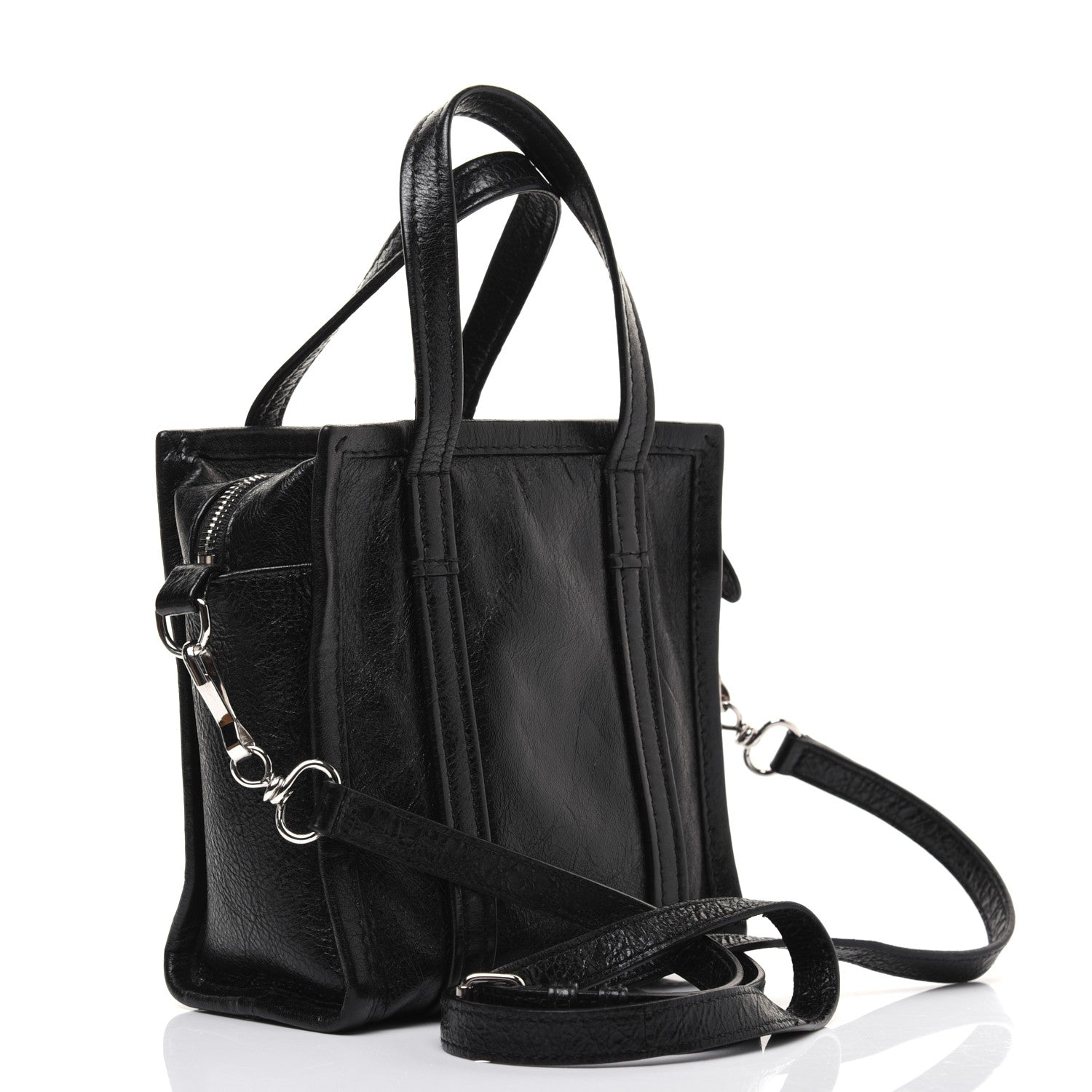 Balenciaga Agneau XXS Bazar Shopper Tote Black 4 of 26