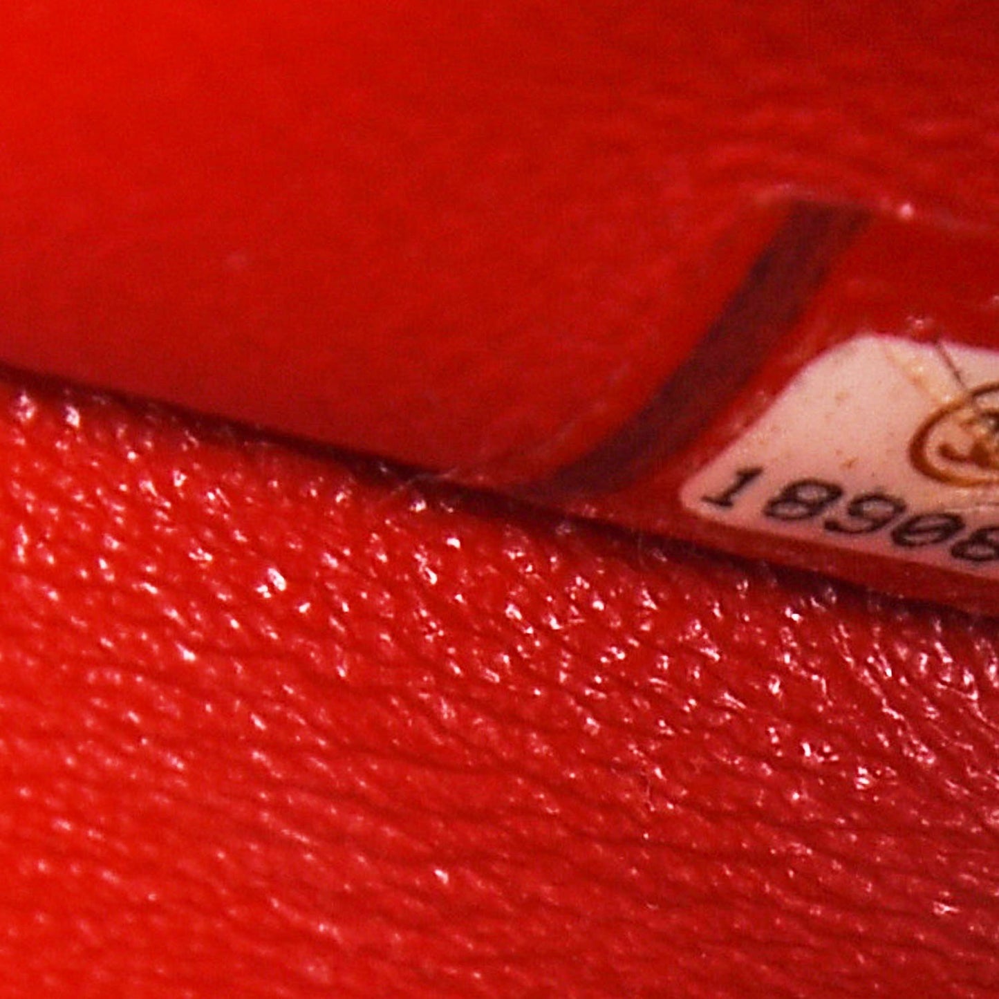 Lambskin Quilted Jumbo Double Flap Red