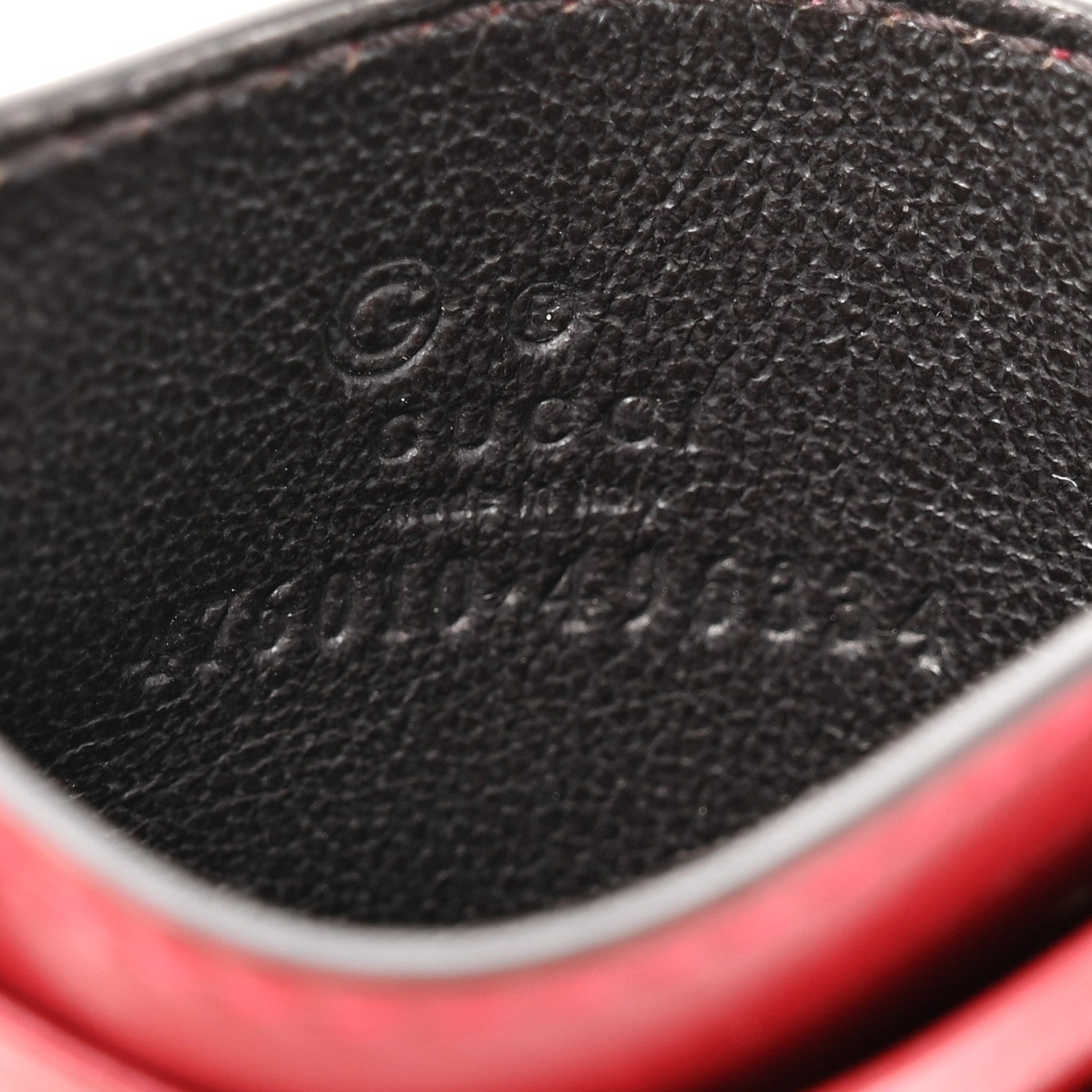 Gucci Microguccissima Card Holder Red 6 of 7