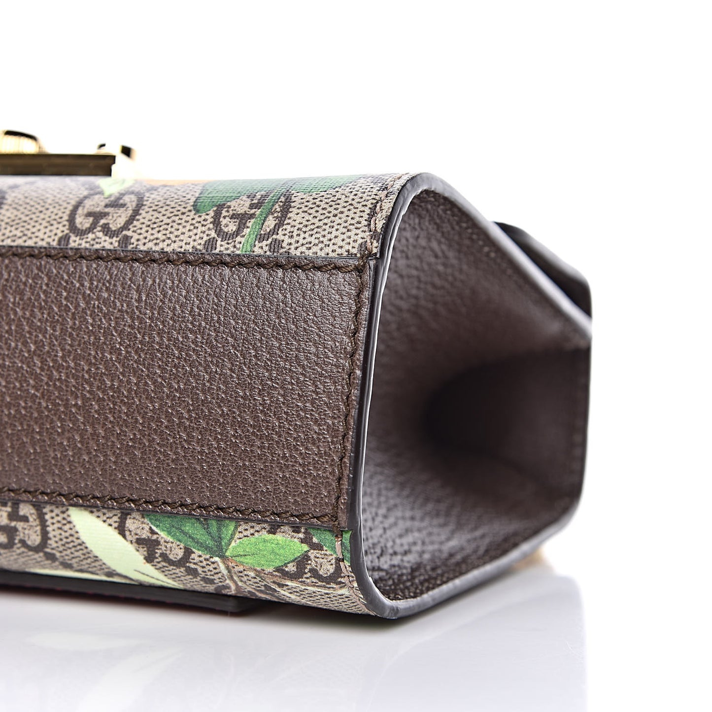 GG Supreme Monogram Tian Small Padlock Shoulder Bag Beige Multicolor New Acero