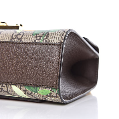 Gucci GG Supreme Monogram Tian Small Padlock Shoulder Bag Beige Multicolor New Acero 6 of 13