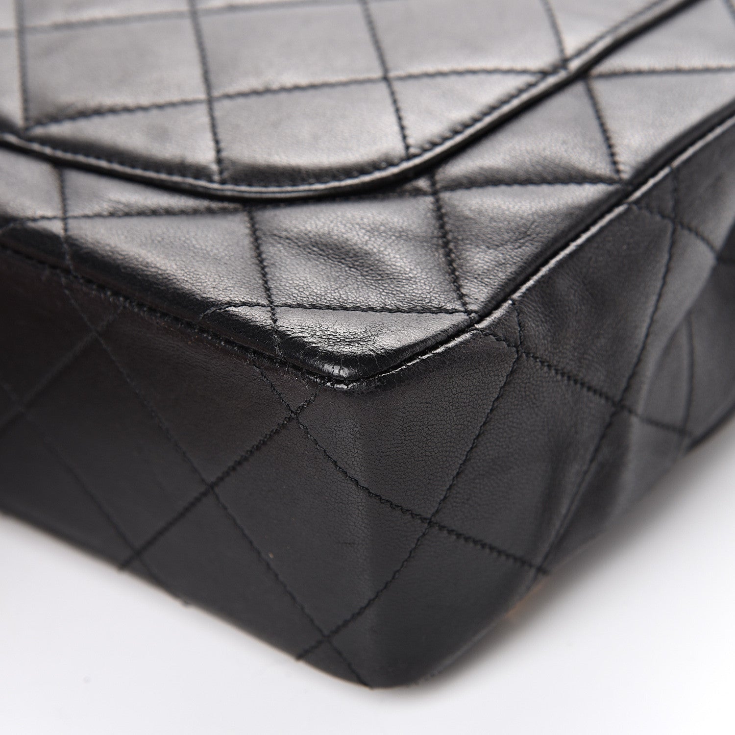 Chanel Lambskin Quilted Small Double Flap Black 16 of 20