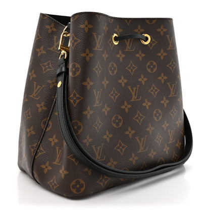 Louis Vuitton Monogram Neonoe MM Black 3 of 11