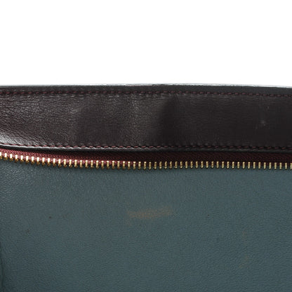 Celine Smooth Calfskin Suede Medium Tri-Color Trapeze Dark Grey 12 of 16