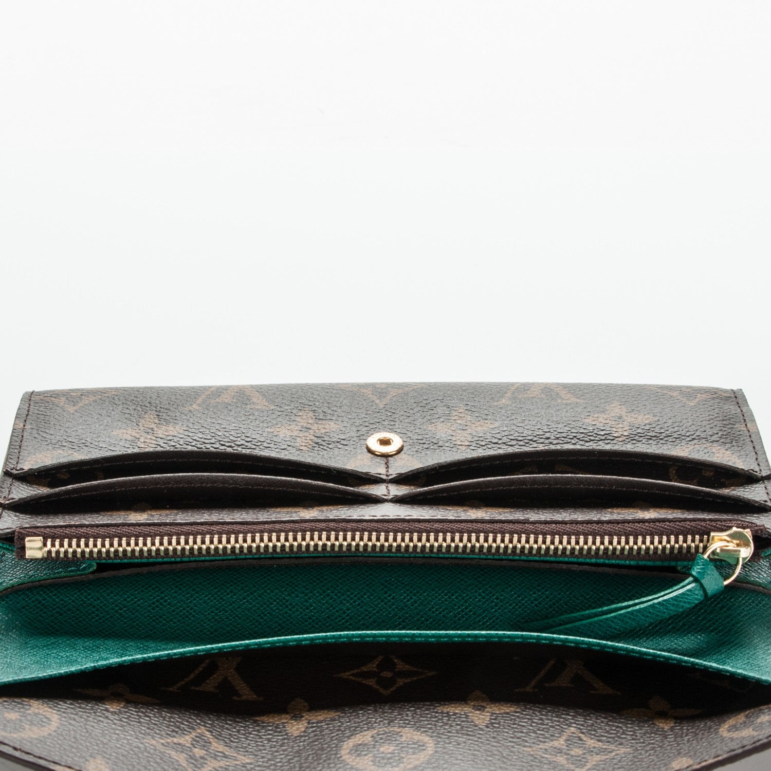 Louis Vuitton Monogram Emilie Wallet Vert 7 of 7