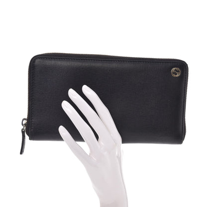 Gucci Calfskin GG Zip Around Wallet Black 2 of 9