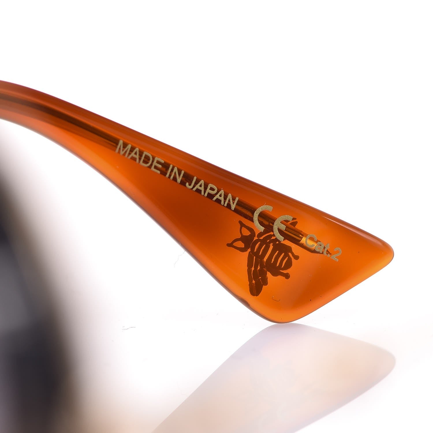 Gucci Metal L'Aveugle Par Amour Round Frame Sunglasses GG0113S Black 7 of 8