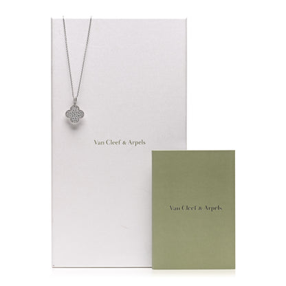 Van Cleef & Arpels VAN CLEEF & ARPELS 18K White Gold Diamond Magic Alhambra Long Necklace 6 of 6
