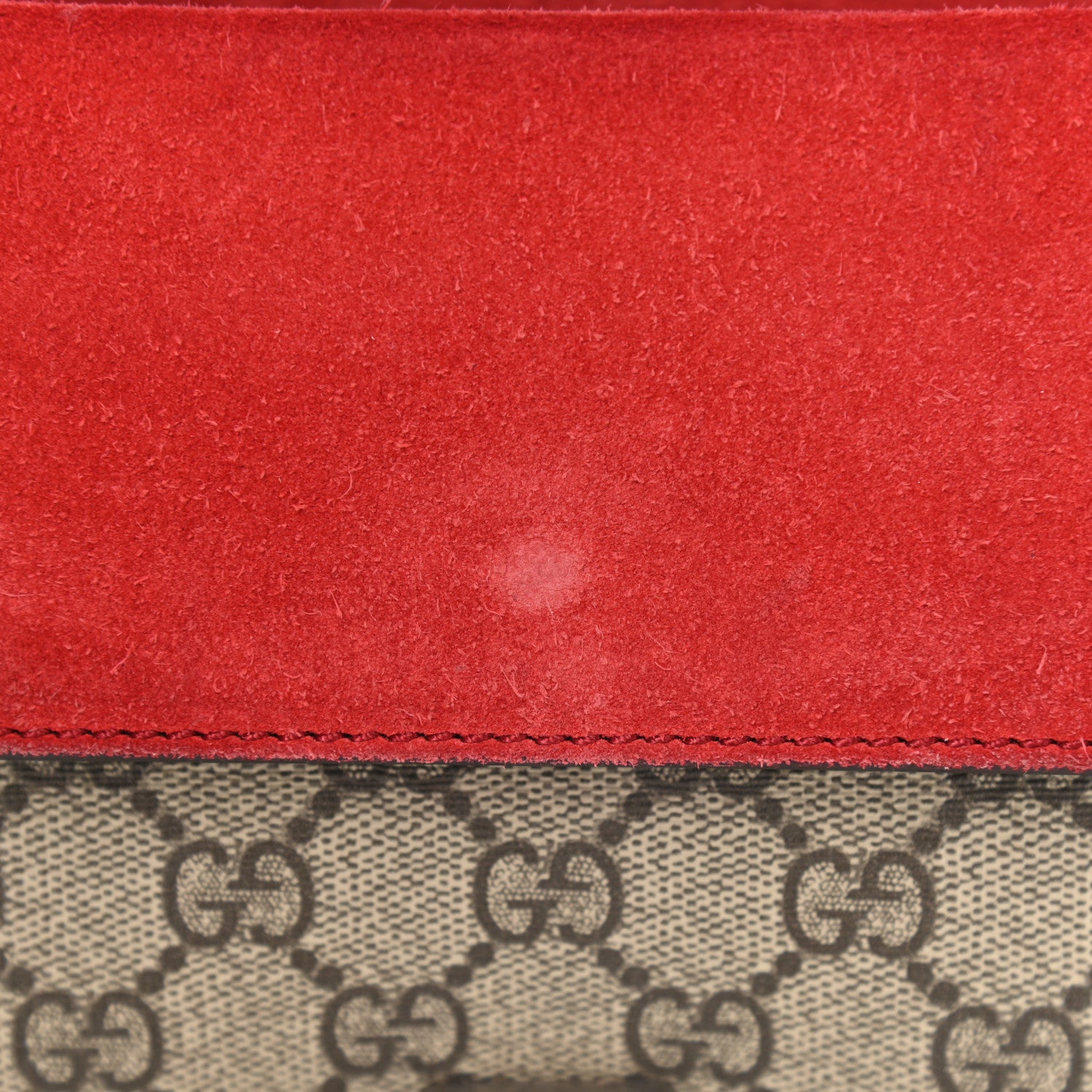 Gucci GG Supreme Monogram Mini Dionysus Shoulder Bag Hibiscus Red 9 of 16