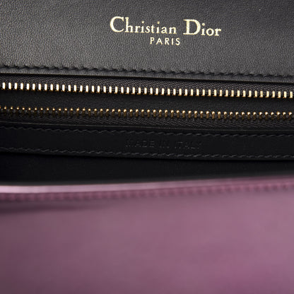 Christian Dior Metallic Patent Micro-Cannage Medium Diorama Flap Bag Pink 9 of 10