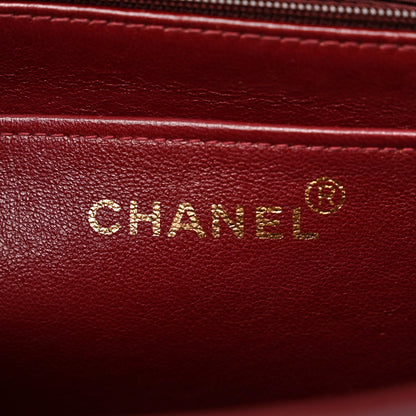 Chanel Lambskin Quilted XL Jumbo Single Flap Black 6 of 16