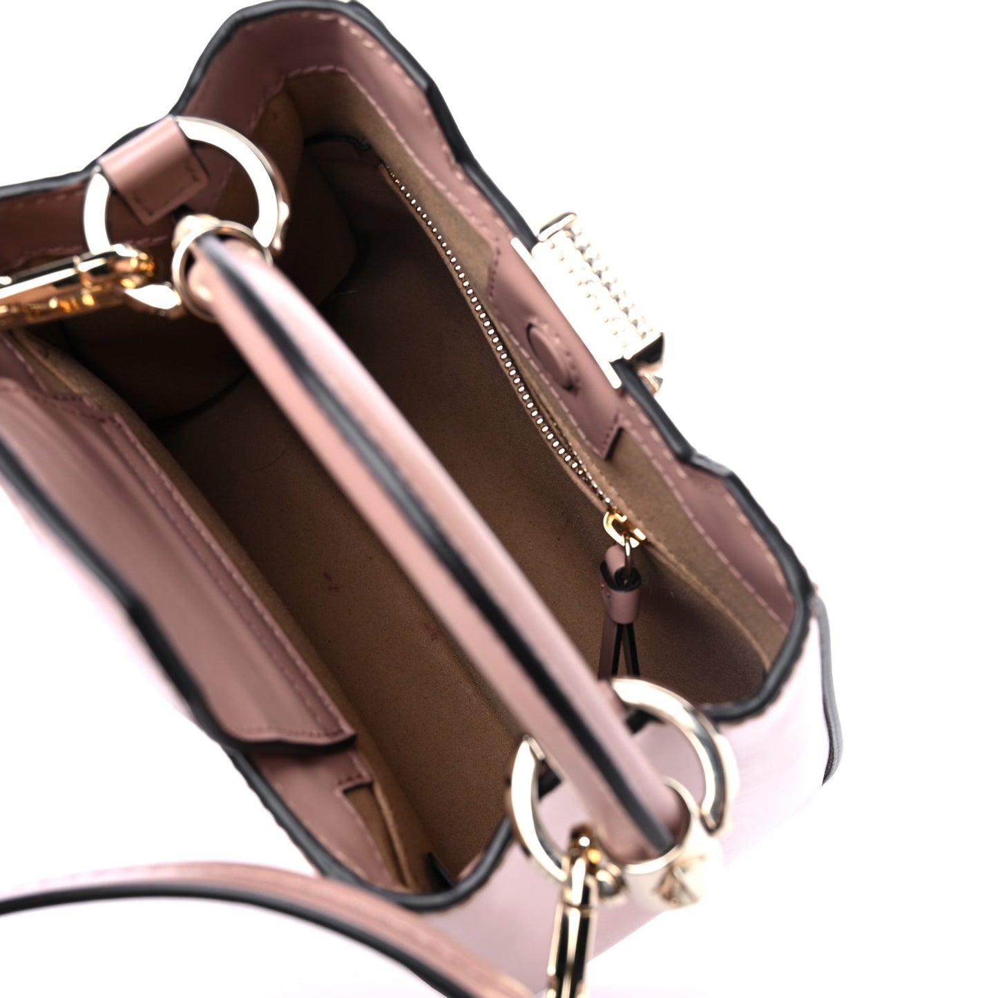 Calfskin Mini Varenne Top Handle Satchel Pink